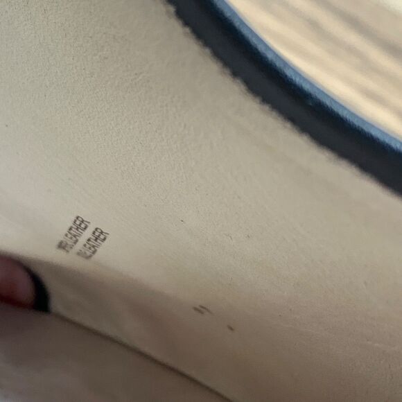 Anthropology Bird of Flight Women's Wedge Slip-On Leather US 8.5 Black Sandals - Picture 11 of 11